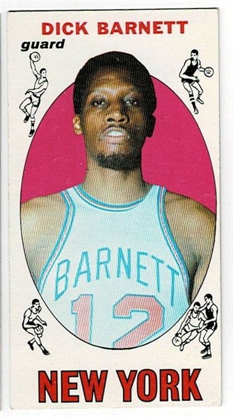 1969 Topps Basketball #18 Dick Barnett - New York Knicks RC